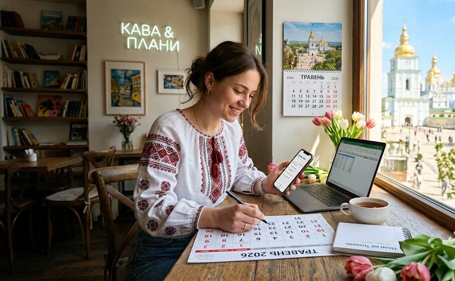 Календар травень 2026: свята, вихідні та робочі дні