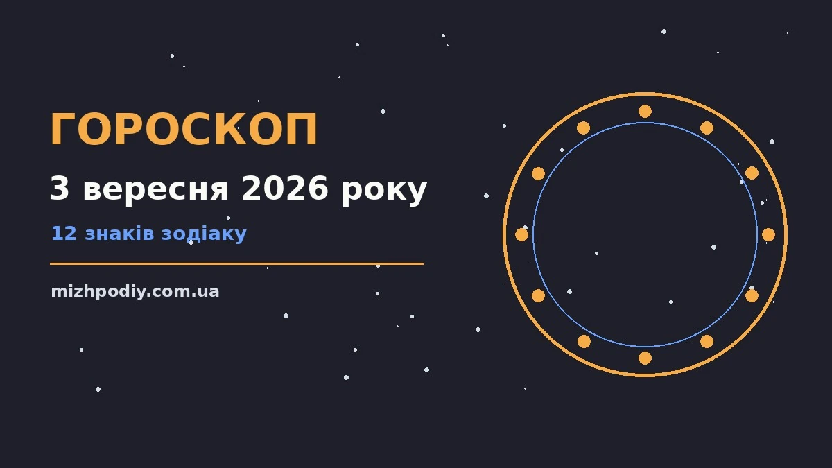 Календар із позначеним 3 вересня 2026 року, горнятко кави та блокнот для планування дня