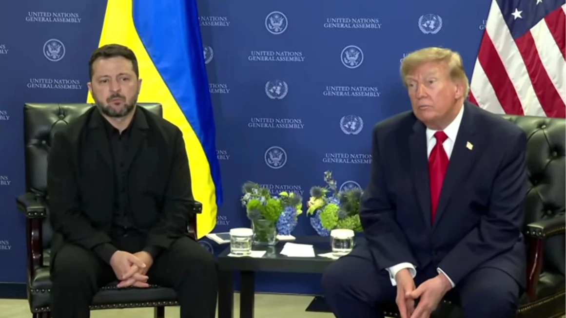 Президент України Володимир Зеленський під час зустрічі у Нью-Йорку