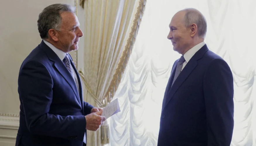 Дональд Трамп відповідає на запитання щодо слів Віткоффа про Путіна